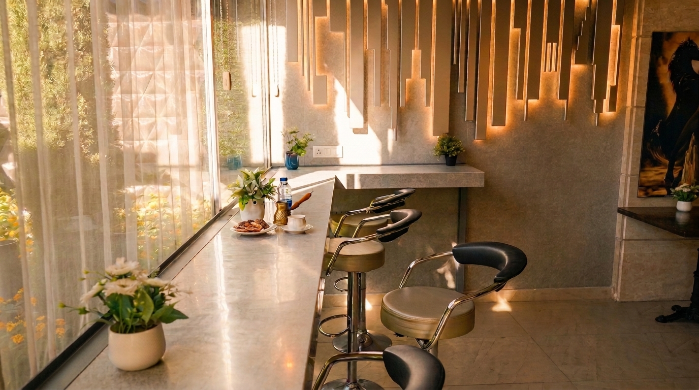 Professional hotel lobby suited for business guests